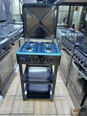 Ramtons Rg547 4-Gas Stand Cooker With Storage Shelves* 