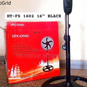 Ipcone Ht-Fs1602 16′′ Standing Fan With 5 Blades