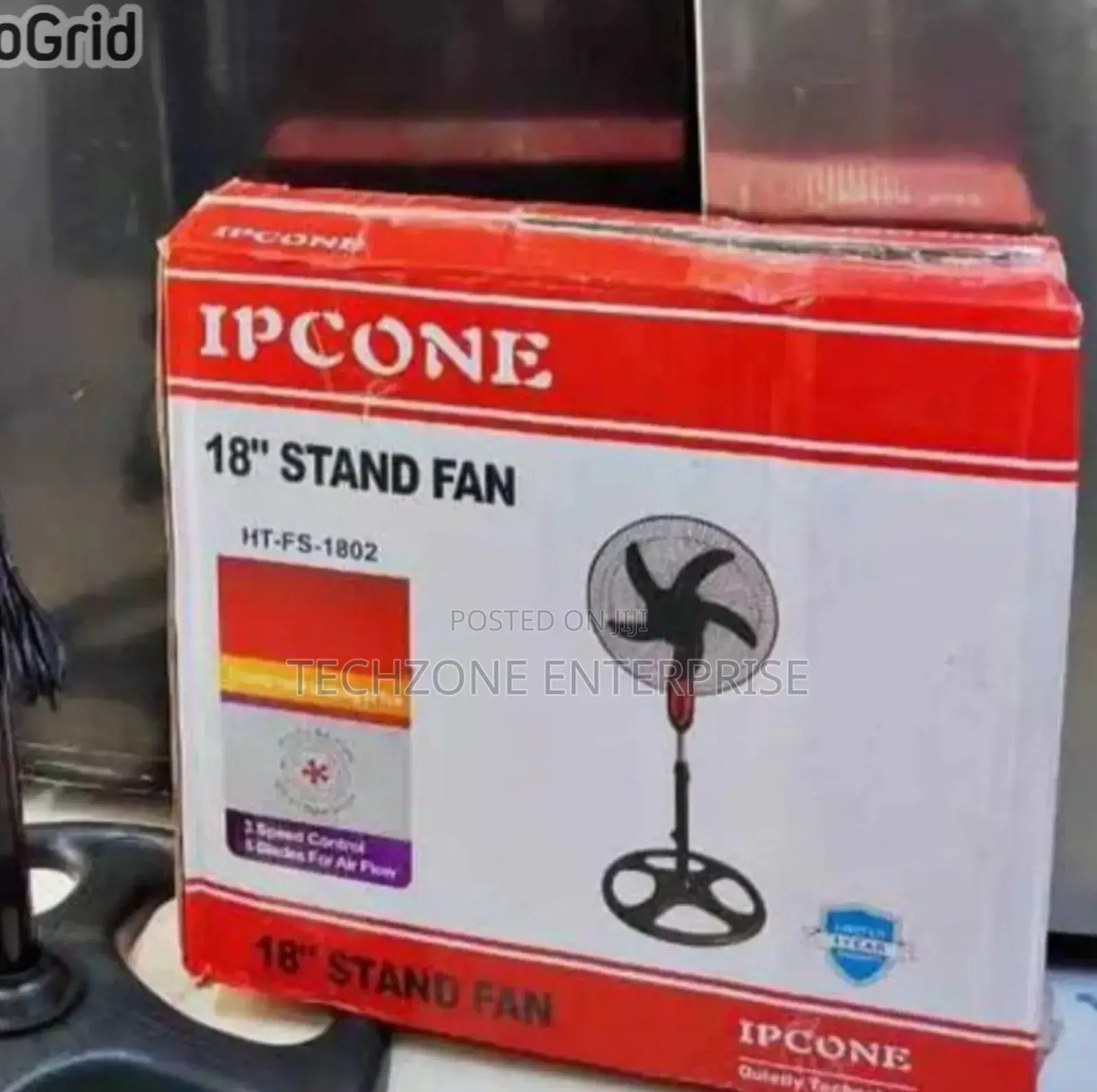 Ipcone Ht-Fs180218′′ Standing Fan With Quiet Operation