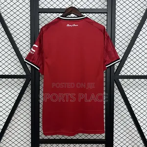 Sleek Manchester United Jersey Home 25/26.