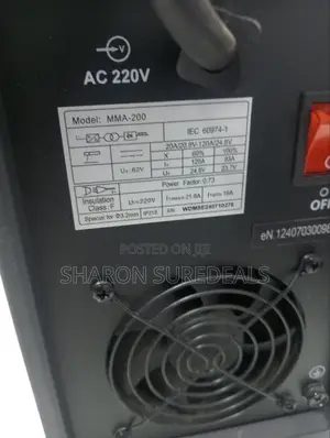 Brand New Welding Machine Maxmech 200a/Single Phase