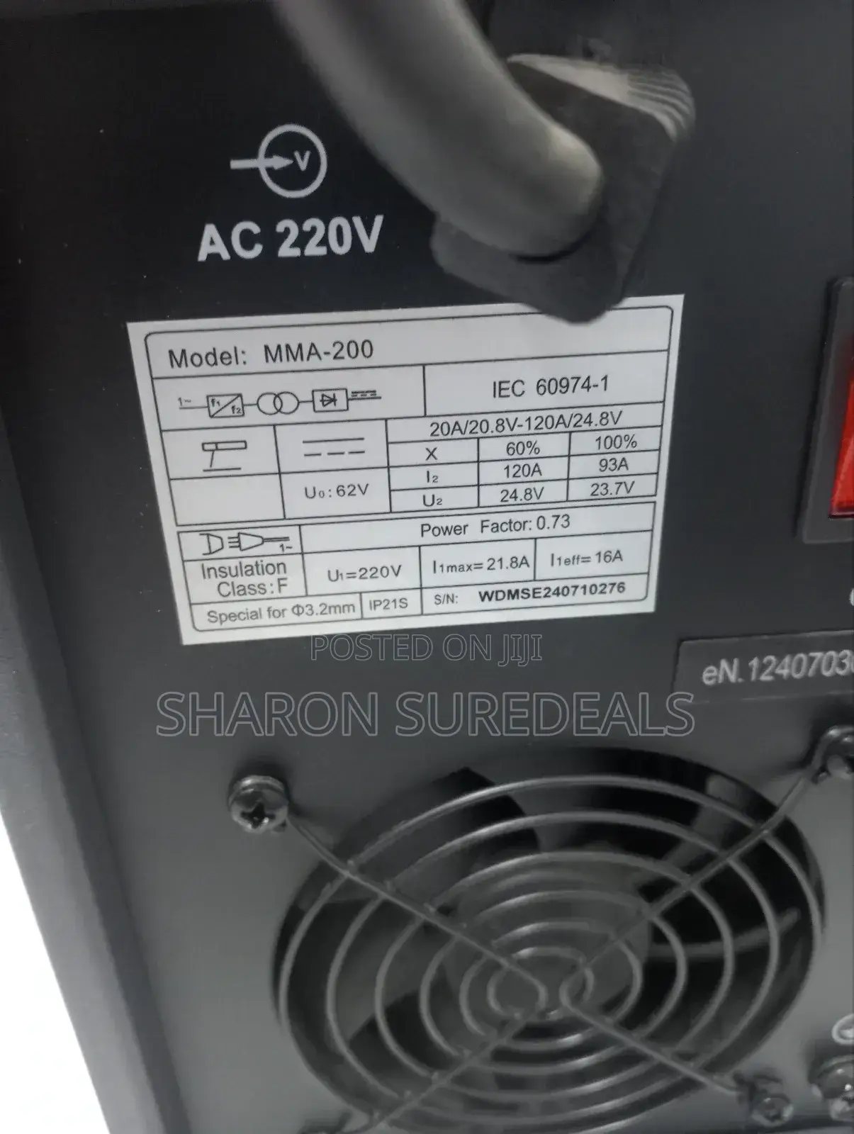 High Quality Welding Machine Maxmech/Single Phase 200a
