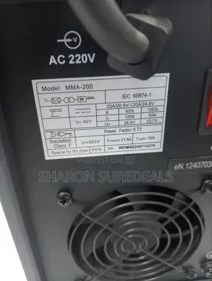 High Quality Welding Machine Maxmech/Single Phase 200a