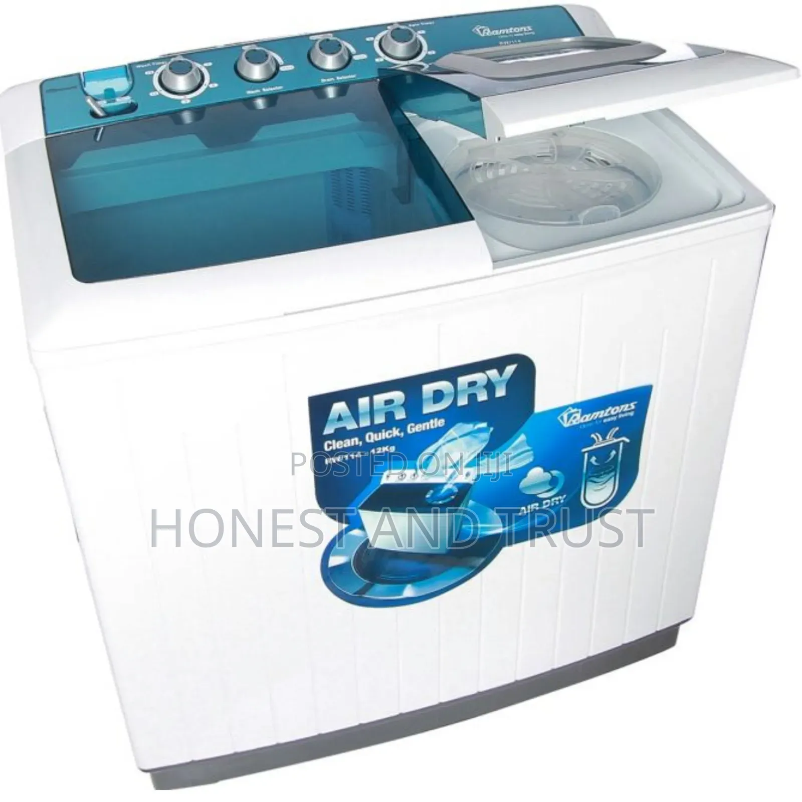 Ramtons 10kg Twin Tub Washing Machine