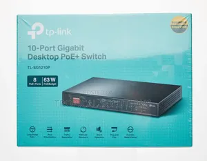 Tp-Link 10-Port Gigabit Desktop Switch (8-Port Poe) Sg1210p