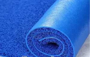 Bright Blue PVC Coil Mats 1.2m