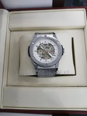 Hublot Leather Strap Watch