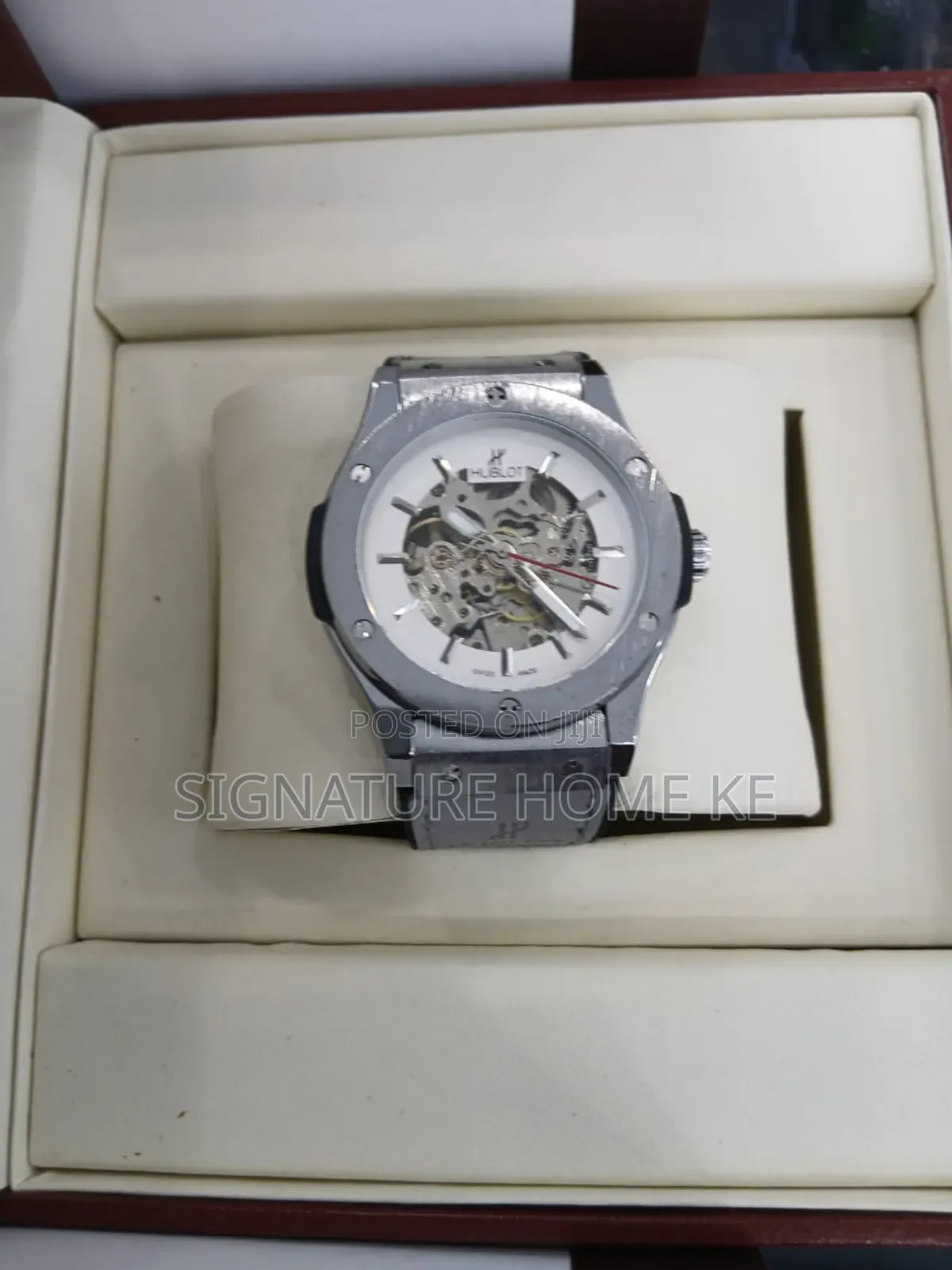 Hublot Leather Strap Watch