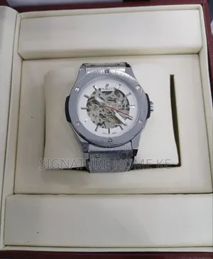 Hublot Leather Strap Watch