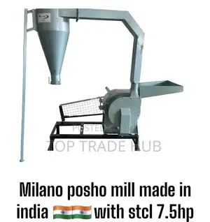 Imported Milano Posho Mill With STCL 7.5hp Electric Motor