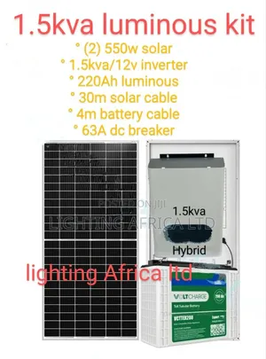 1.5kva Luminous Off-Grid System