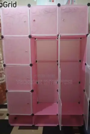 Nunix 1202 3-Column Plastic Wardrobes Stylish Appearance,