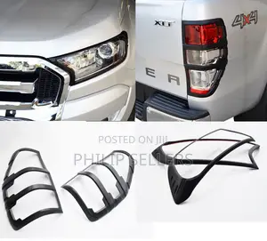 Ford Raptor 2019-2022 Matt Black Rear Light Covers