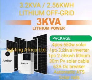 Home 2.65kwh Lithium - 3.2kva Inverter - (4)550w Solar - Installation