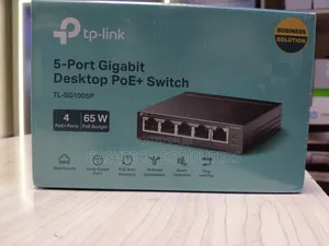 Tp-Link 5-Port Gigabit 4-Port Poe+ Tl-Sg1005p Switch