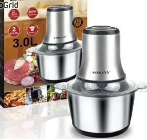 Sokany 3ltrs Chopper With Stainless Steel Body 