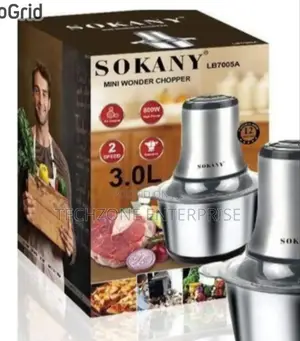 Sokany 3 Litres Chopper With 800 Watts 