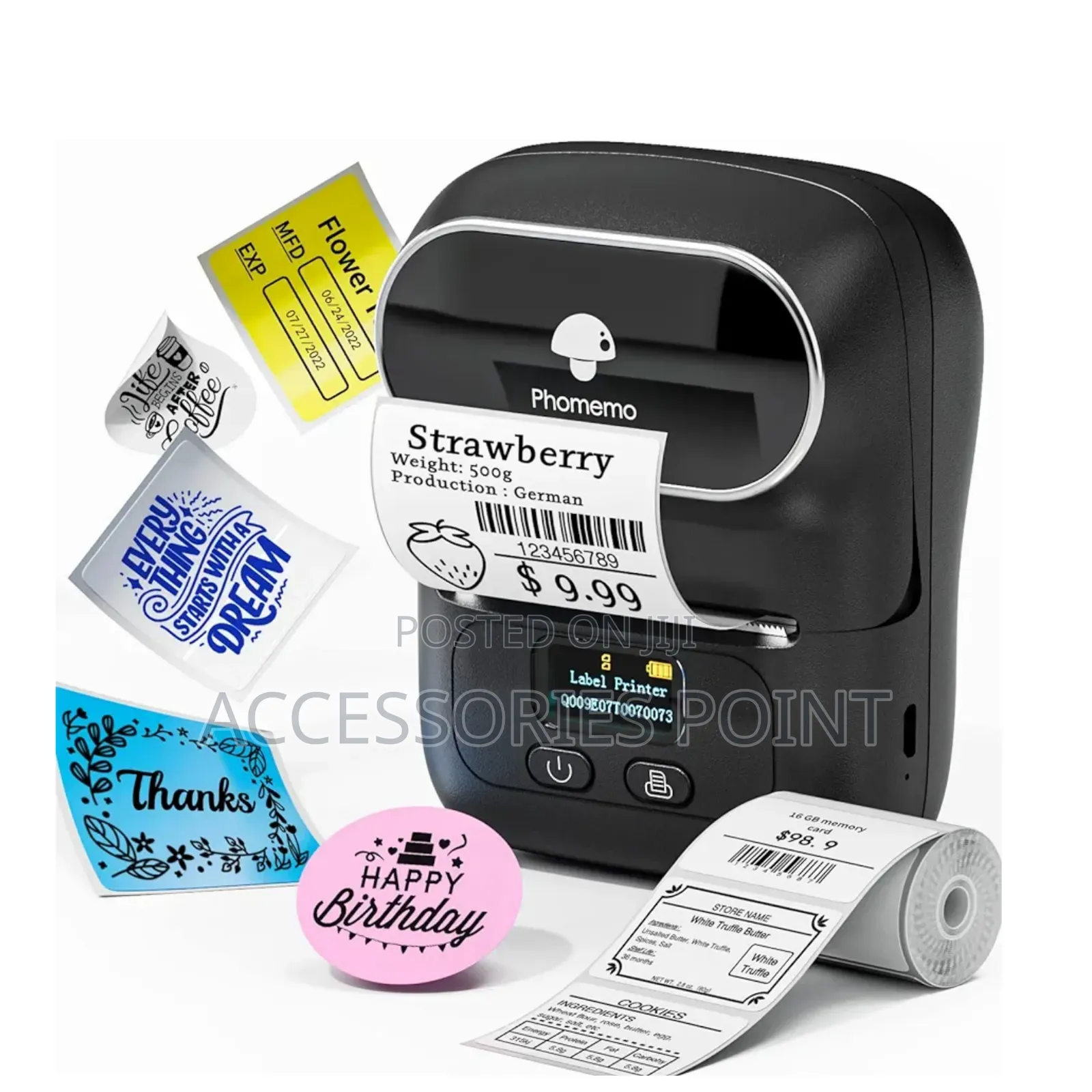 Phomemo M110 Barcode/Sticker/Label Printer-bluetooth~Inkless