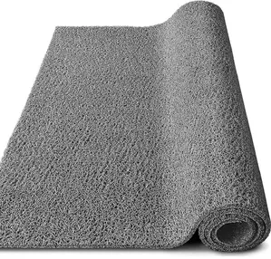 Grey Coil P.V.C Spaghetti Carpet