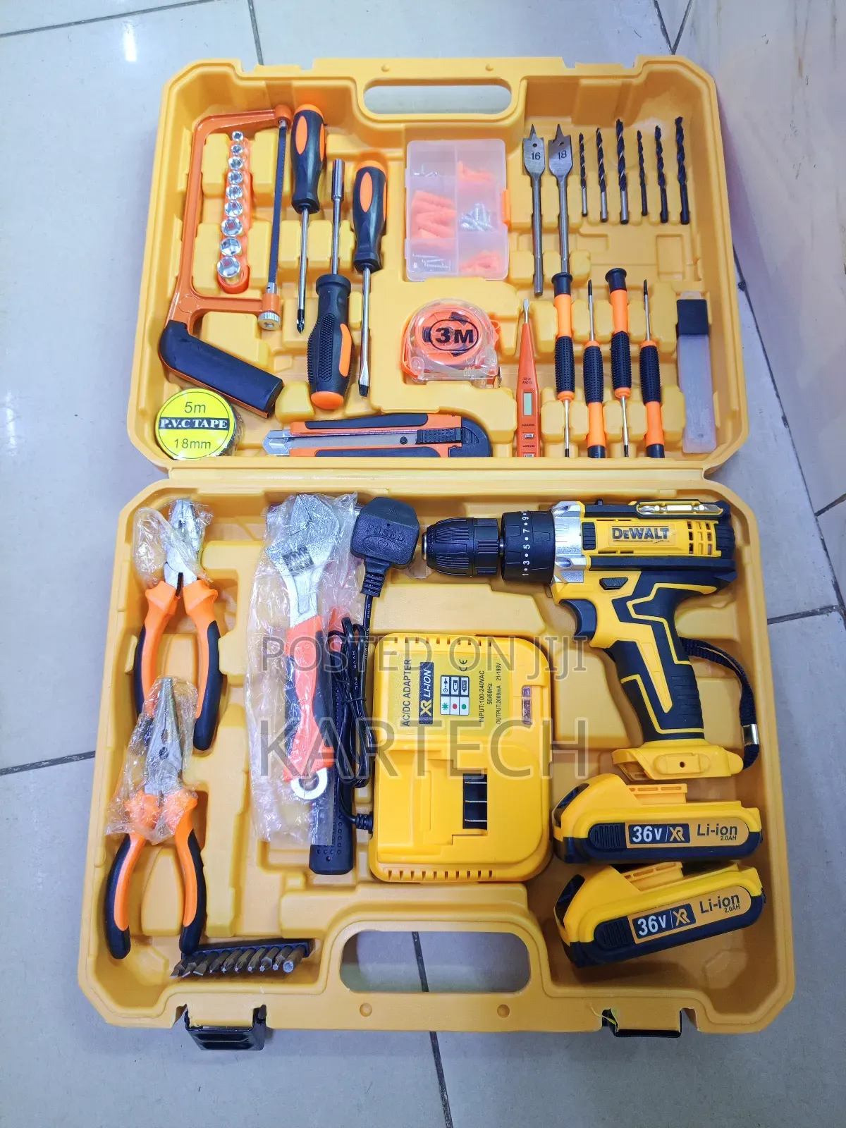 Dewalt Cordless Diy Toolset With Ac/Dc Adapter