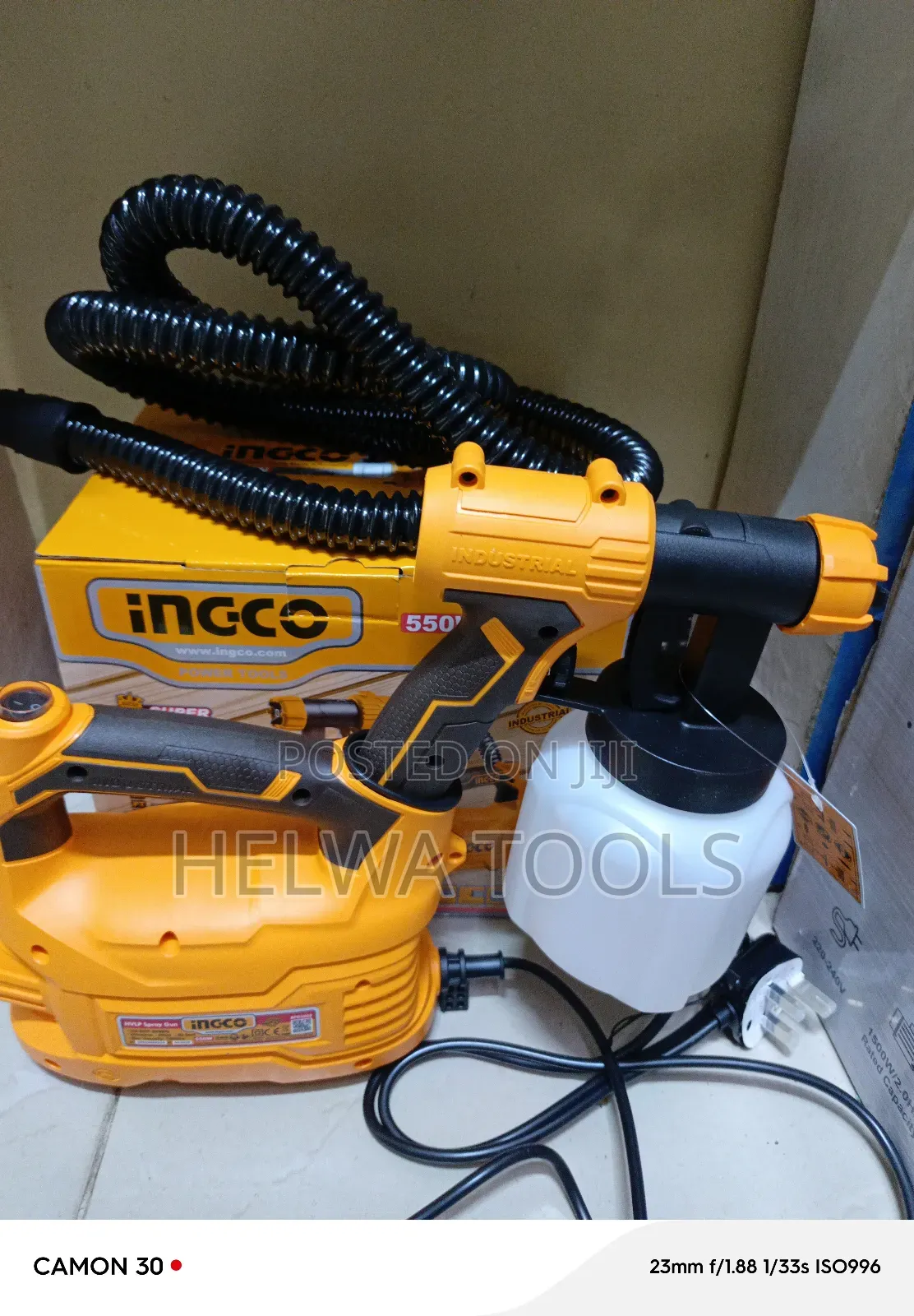 550 Watts HVLP Ingco Spray Gun