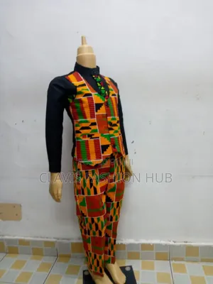 Kids Kitenge Halfcoats and Trouser