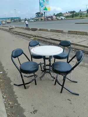 Restaurant or Hotel Set, of Chairs and Table.
