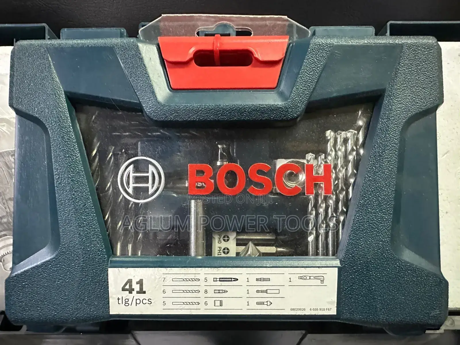 Bosch GSB 550 Drill Toolset With 41 Accessories