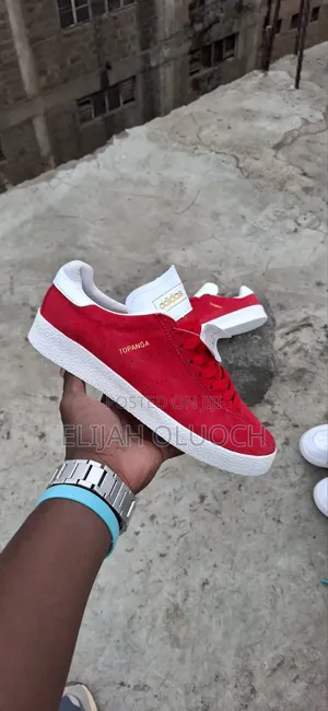 Quality Leather Adidas Topanga Red