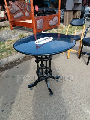 Black Marble, Branded Restaurant Table 