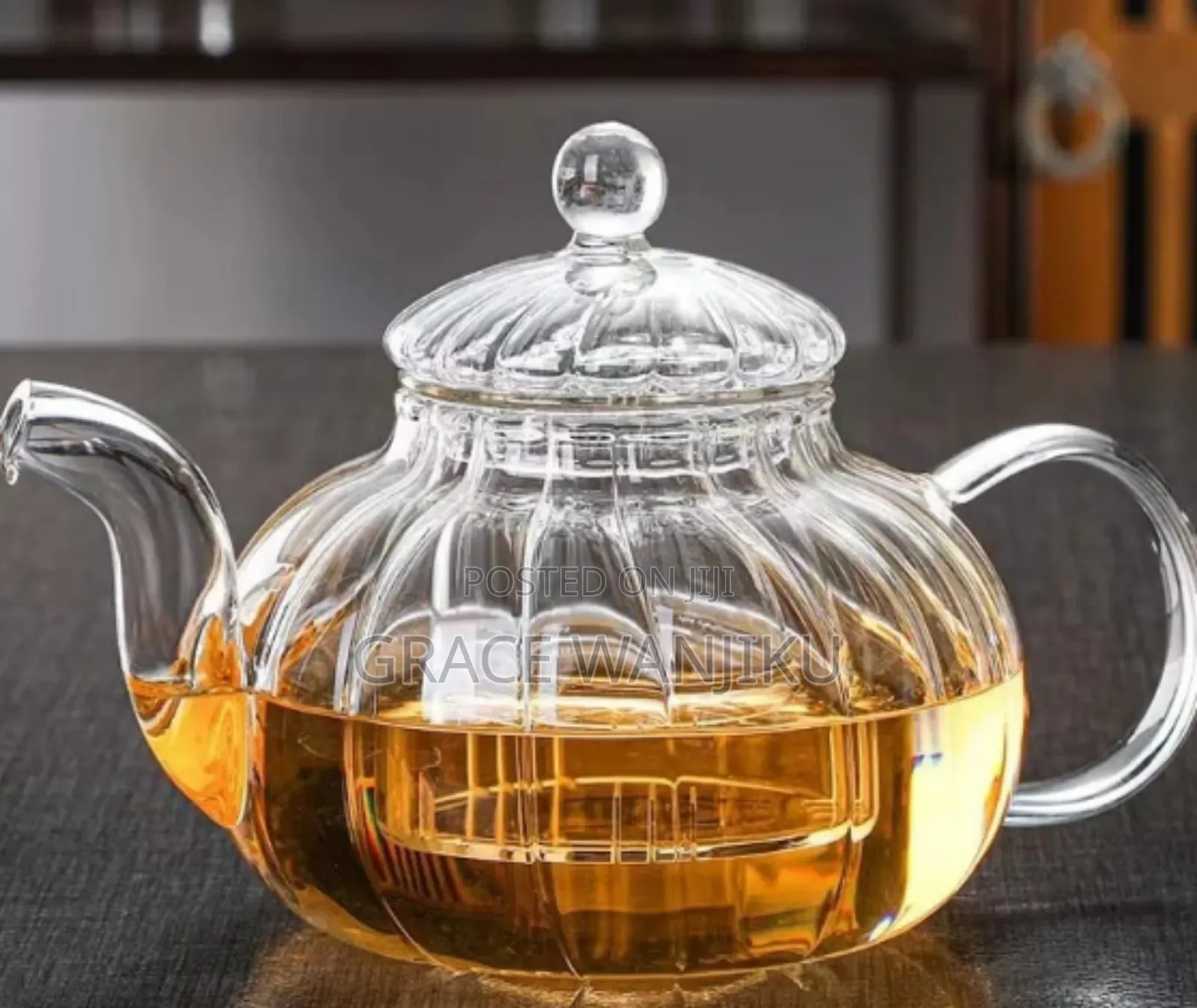 800ml Striped Teapot