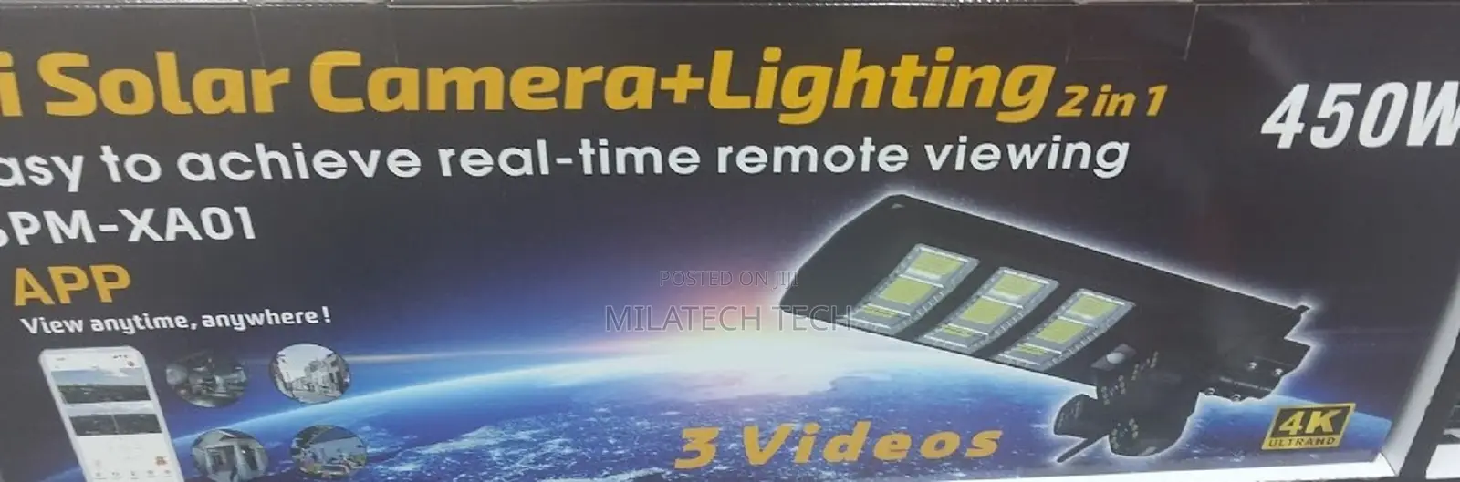 Advanced.Ai Solar Camera + Lighting 2 in 1 Security Camera