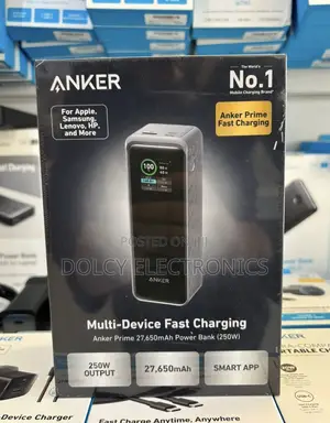 Anker Prime 27,650mah Power Bank (250w)