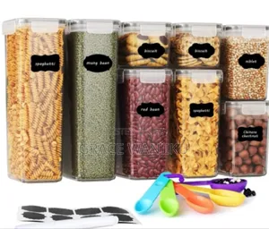 *8pcs Food/Pantry Storage Containers