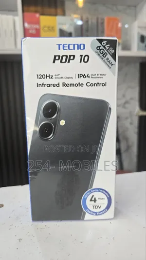 New Tecno Pop 10 64 GB Gray
