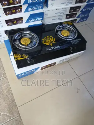 Gs014 -5 Ailyons 2 Burner Glass Top