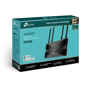 Tp-Link Ax3000 Wireless Dual-Band Gigabit Wi-Fi 6 Router
