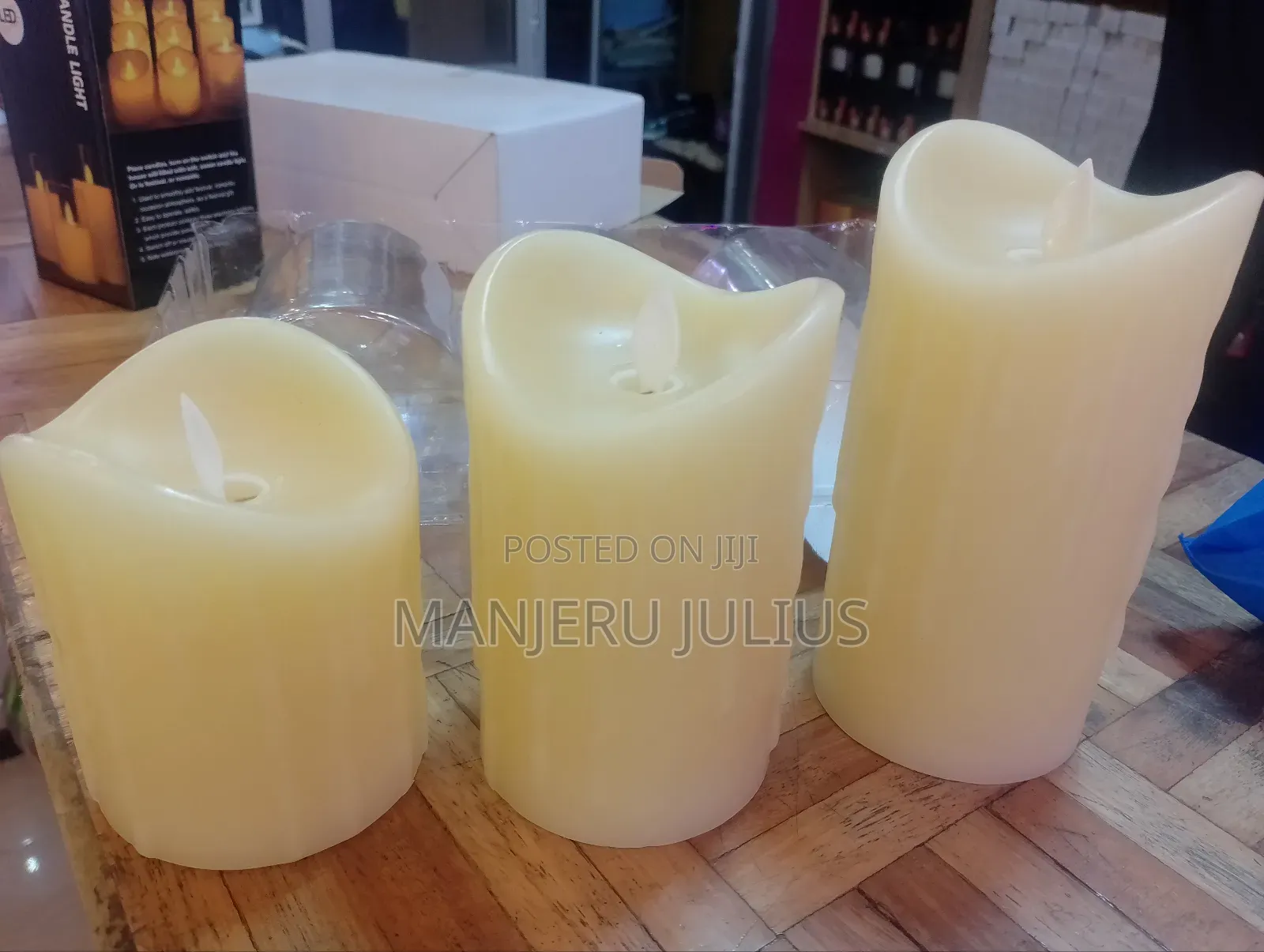 3piece Led Candles Light
