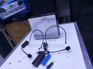 Headset Mic Double With Portable Receiver