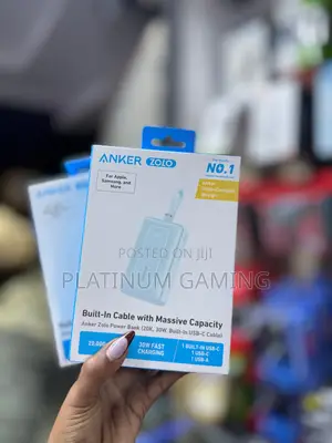 Anker Powerbank 20000mah ,30w Fast Charging