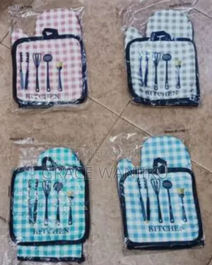 2 In 1 Kitchen Glove Set,*