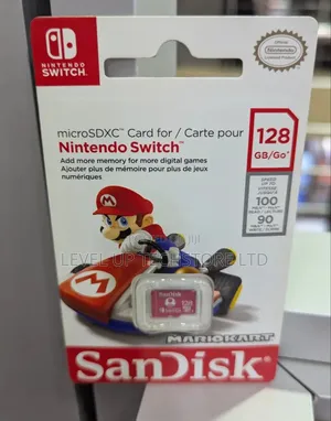 Sandisk 128gb Microsdxc Card, Licensed for Nintendo-Switch
