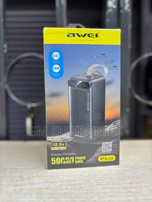 50000mah 22.5w Fast Charging Powerbank With 4 Charging Ports