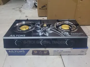 Ailyons 3burner Glass Top Gas Cooker