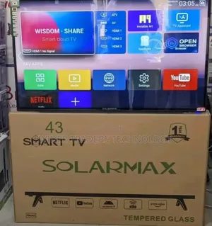 Solarmax 43inche Smart Android Digital Tv Bluetooth Enabledp