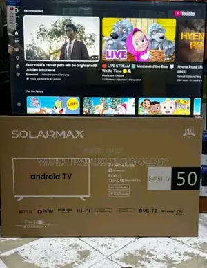 50 Inches Solarmax Smart Android Tv Flameless