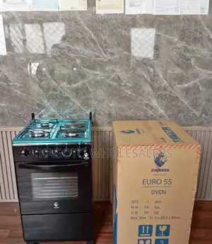 Euroken 3gas +1 Electric Free Standing Cooker (Black) Eg