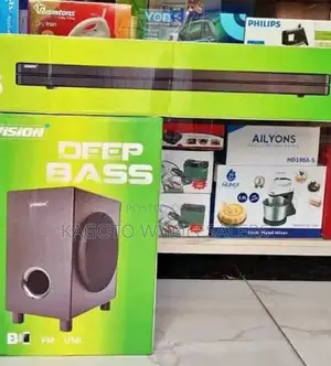 Vision Deep Base Sound System Bt/Usb/Fm-Vs