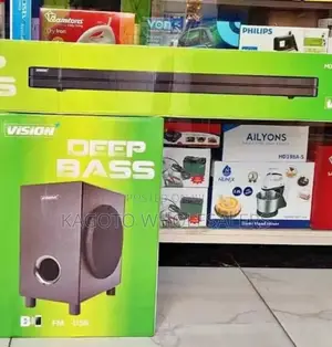 Vision Deep Base Sound Bar System Bt/Usb/Fm-vs Black