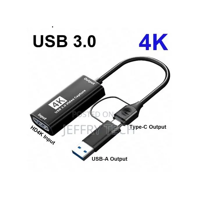 Video Capture Card Usb / Type-C 